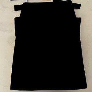 Dressy Black Satin Top by Gilmar, No.21